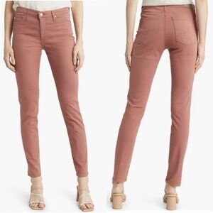NWT AG Legging Ankle Jean Cigarette Leg Pants Blush Peach Pink Anthropologie 27